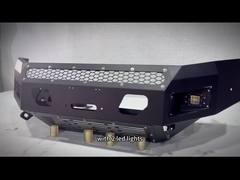 इसुजु डी-मैक्स स्टील बुल बार के लिए फिट निसान नवारा फ्रंट बंपर के लिए दो एलईडी लाइट्स ट्रक पार्ट के साथ फिट