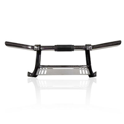 नई आसान कार फ्रंट स्टेनलेस स्टील फ्रंट बंपर टॉयोटा हिलक्स विगो रेवो रॉक के लिए एलईडी लाइट्स के साथ बुल बार निसान एनपी 300 नवारा इसुजु मित्सुबिशी वोक्सवैगन फोर्ड एफ 150 रैप्टर रेंजर