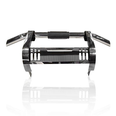 नई आसान कार फ्रंट स्टेनलेस स्टील फ्रंट बंपर टॉयोटा हिलक्स विगो रेवो रॉक के लिए एलईडी लाइट्स के साथ बुल बार निसान एनपी 300 नवारा इसुजु मित्सुबिशी वोक्सवैगन फोर्ड एफ 150 रैप्टर रेंजर