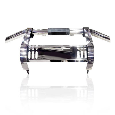 नई आसान कार फ्रंट स्टेनलेस स्टील फ्रंट बंपर टॉयोटा हिलक्स विगो रेवो रॉक के लिए एलईडी लाइट्स के साथ बुल बार निसान एनपी 300 नवारा इसुजु मित्सुबिशी वोक्सवैगन फोर्ड एफ 150 रैप्टर रेंजर