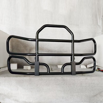 304 स्टेनलेस स्टील तीन परत गोल ट्यूब अनुकूलन आयामों के साथ फ्रंट बंपर हिरण गार्ड