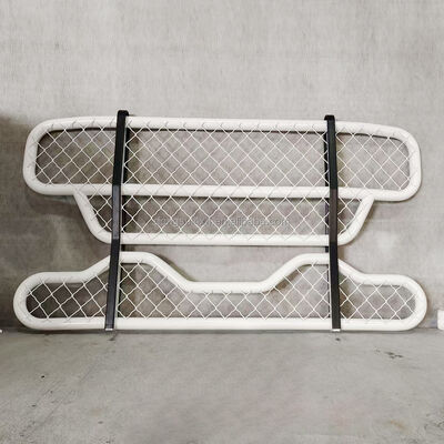 304 स्टेनलेस स्टील दो परत गोल ट्यूब फ्रंट बंपर बड़े ट्रकों के लिए अनुकूलन आयामों के साथ हिरण गार्ड