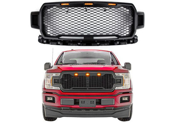 लाइट्स के साथ 4x4 फोर्ड F150 2018 कार फ्रंट ग्रिल