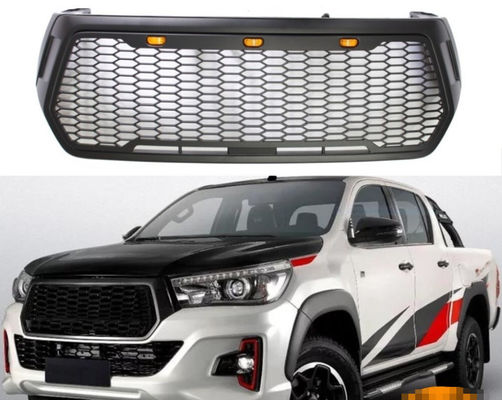 TRD फ्रंट कस्टम मेड कार ग्रिल्स, ABS मैट ब्लैक 4X4 फ्रंट ग्रिल स्टैंडर्ड साइज़