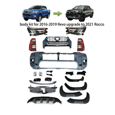 टोयोटा हिल्क्स रोक्को 2021 कार बॉडी किट फ्रंट बंपर ग्रिल फेसलिफ्ट के लिए OEM फैक्टरी आउटलेट