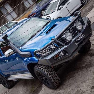 टोयोटा हिलक्स पिक अप रेवो के लिए स्टील 4X4 कस्टम मेड बुल बार्स