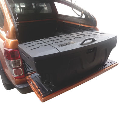 4x4 प्लास्टिक सिंगल डोर ट्रक बेड एक्सटेंडर पिकअप ट्रक बेड स्टोरेज टूल बॉक्स
