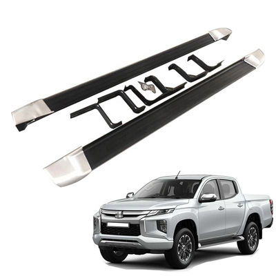 मित्सुबिशी ट्राइटन L200 2019+ . के लिए 4x4 एल्यूमीनियम मिश्र धातु पिकअप कार पावर साइड स्टेप रनिंग बोर्ड